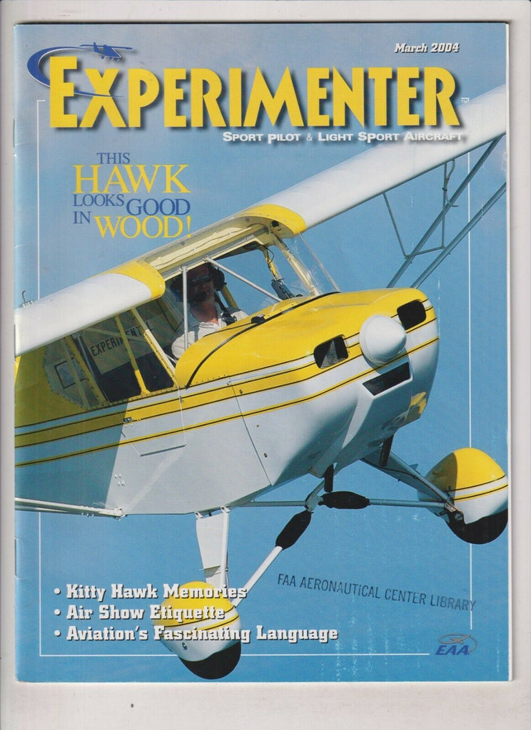 Experimenter Aviation Mag Kitty Hawk Memories March 2004 040420nonrh