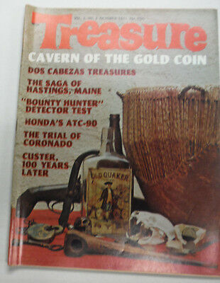 Treasure Cavern Of The Gold Coin Magazine Cabezas Treasures October 1971 070615R