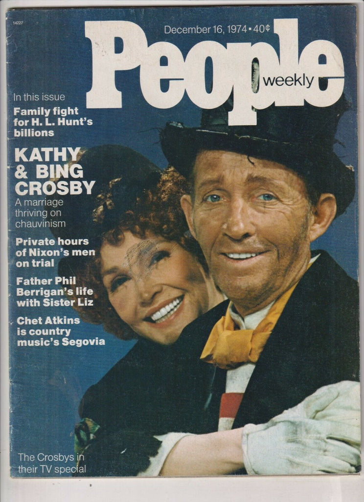 People Mag Kathy & Bing Crosby Phil Berrigan December 16, 1974 032920nonrh