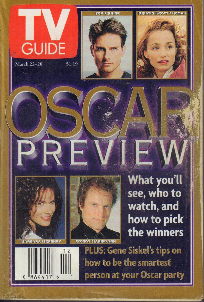 TV Guide Magazine March 22-28 1997 Tom Cruise Oscar Preview 090917nonjhe