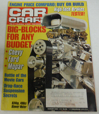 Car Craft Magazine Big-Blocks For Any Budget August 2000 080714R