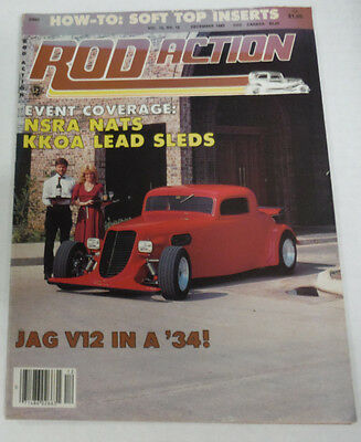Rod Action Magazine NSRA Nats KKOA Lead Sleds December 1983 NO ML 080614R