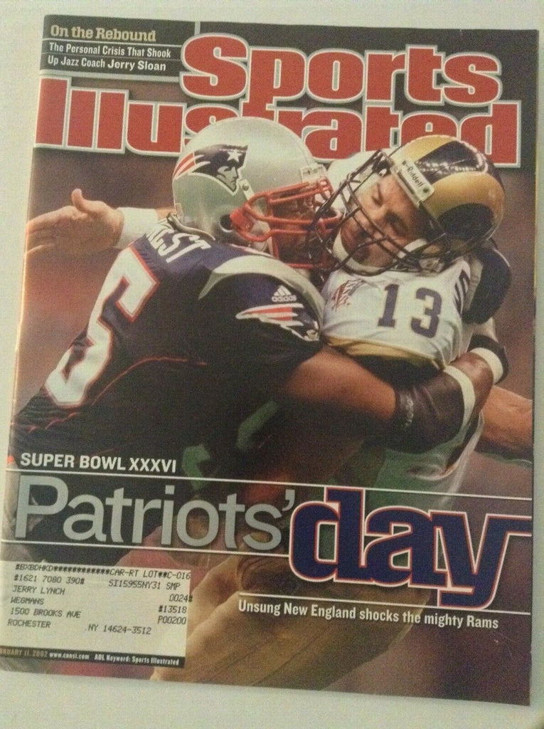 Sports Illustrated Super Bowl XXXVI February 11, 2002 052019nonrh