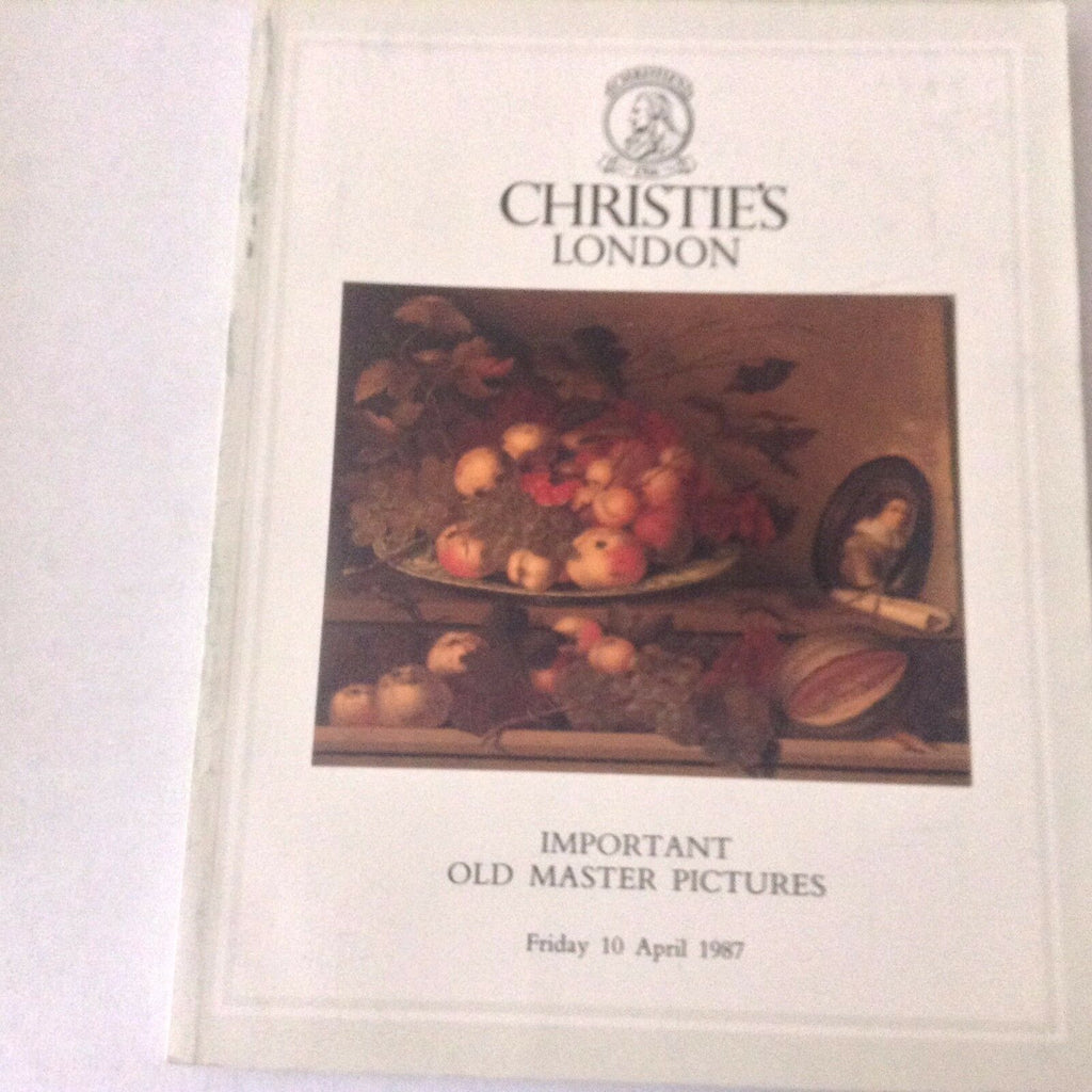 Christie's Scotland Art Catalog Important Old Masters April 10, 1987 060917nonrh