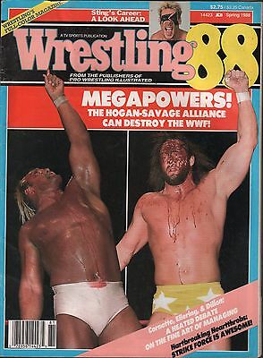 Wrestling 88 Spring 1988 Hulk Hogan, Randy Savage, Sting VG 122315DBE