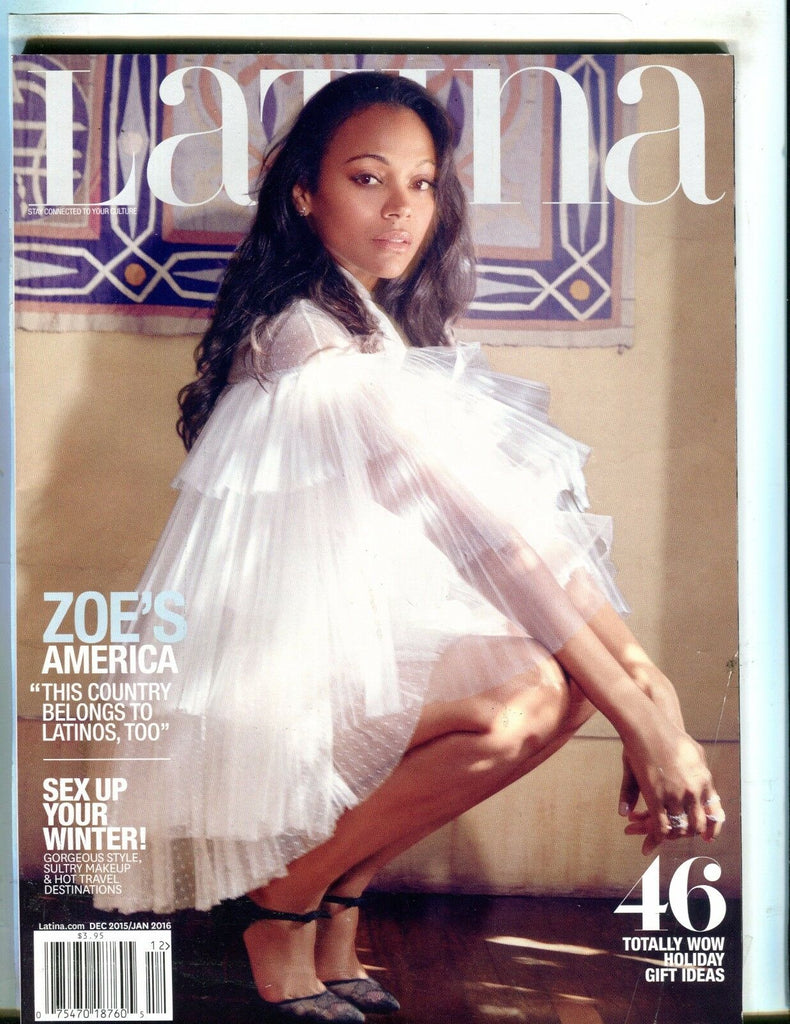 Latina Magazine December 2015 Zoe's America EX No ML 050617nonjhe