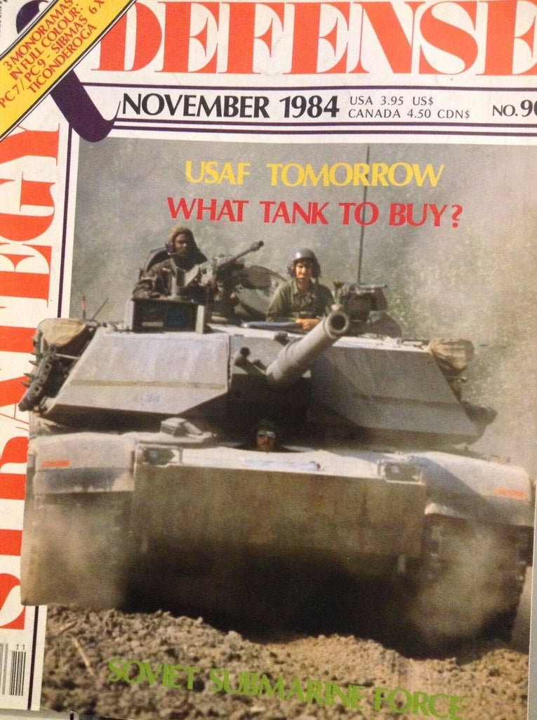 Strategy And Defense Magazine MUSAF Tomorrow November 1984 No.90 121517nonrh