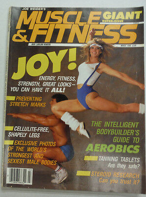 Muscle & Fitness Magazine Mindi Iden Alfred Neugebauer NO ML March 1986 051415R