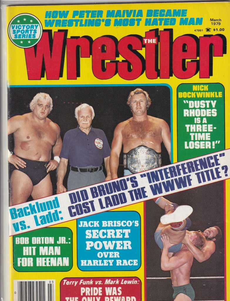 The Wrestler Magazine Nick Bockwinkle Dusty Rhodes March 1979 062419nonr
