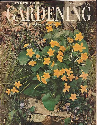 Popular Gardening April 1952 Gardening Magazine VG 053116DBE