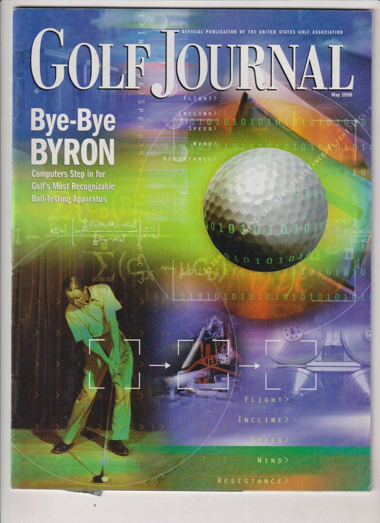 Golf Journal Mag Bye USGA's Iron Byron May 1998 112719nonr