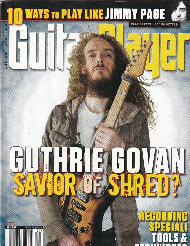 Guitar Player Magazine Guthrie Govan Play Like Jimmy Page July 2011 100219nonr