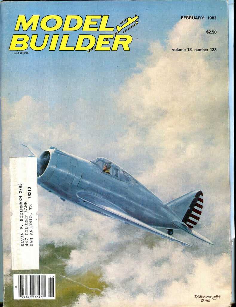 Model Builder Magazine February 1983 R/C Soaring EX 041017nonjhe