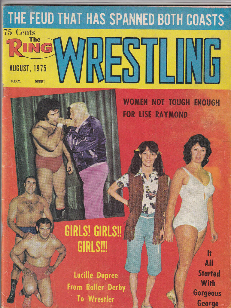 The Ring Wrestling Lise Raymond Lucille Dupree August 1975 052819nonr