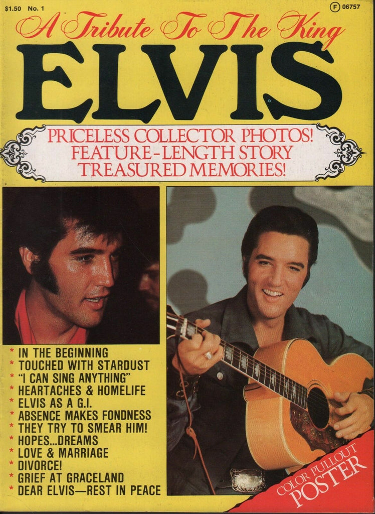 A Tribute to the king Elvis Presley No.1 1977 Cousins Publications 032618DBE3