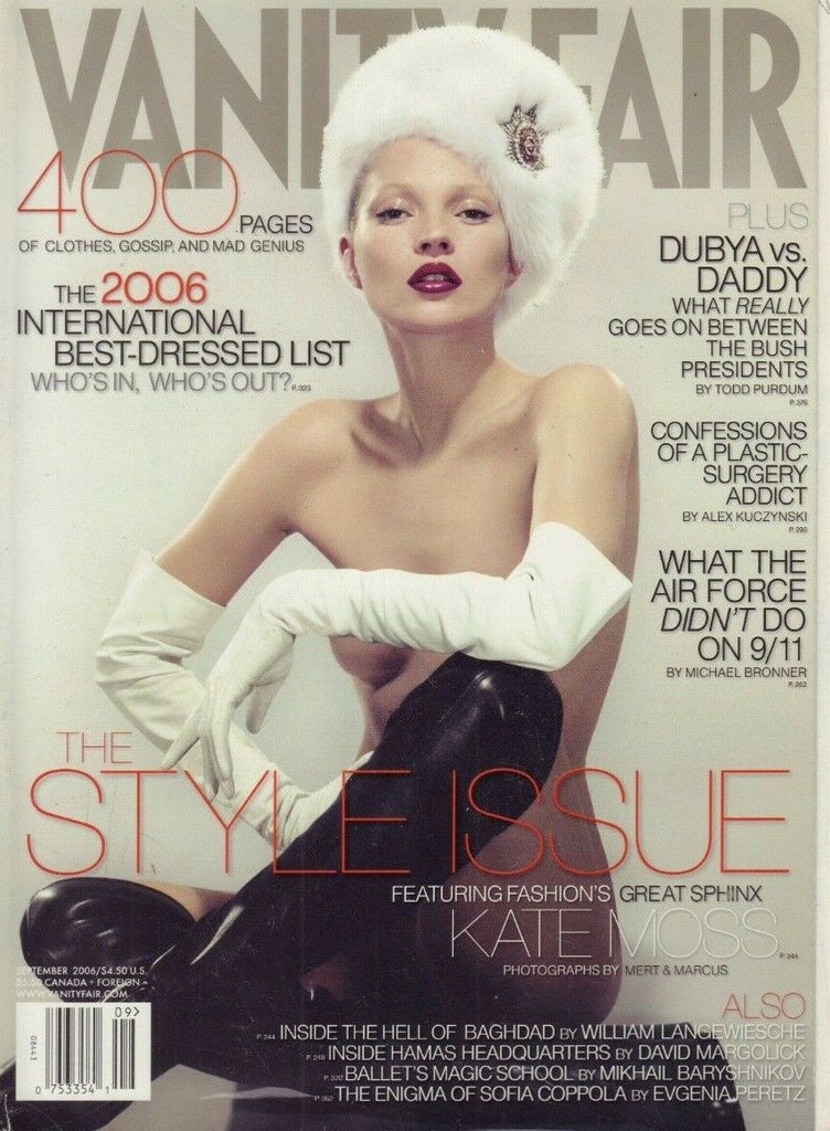 Vanity Fair September 2006 Kate Moss Sofia Coppola Evgenia Peretz 012519DBE