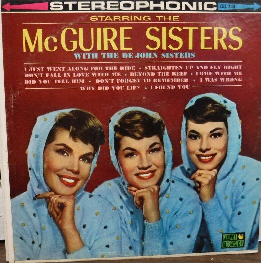 The McGuire Sisters and the DeJohn Sisters 33RPM CXS-240 121816LLE