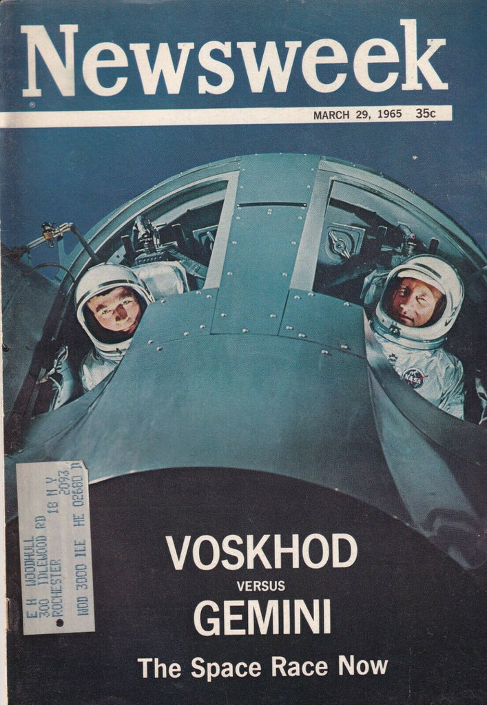 Newsweek Magazine Voshkod Vs. Gemini March 29, 1965 062919nonr