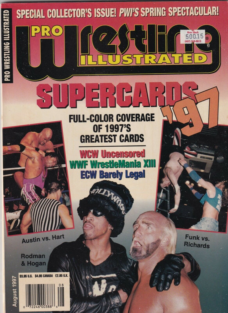 Pro Wrestling Illustrated Dennis Rodman Hulk Hogan August 1997 061719nonr