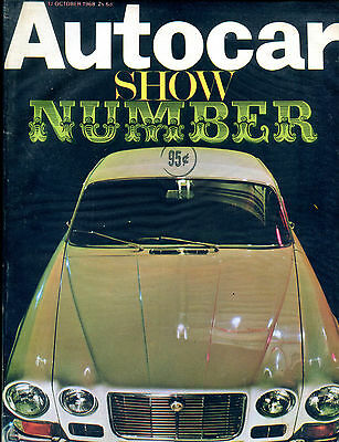 Autocar Show Number 17 October 1968 EX 121915jhe