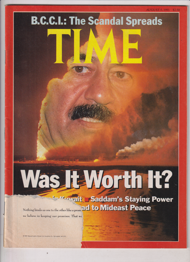 Time Mag Saddam Hussein August 5, 1991 011820nonr