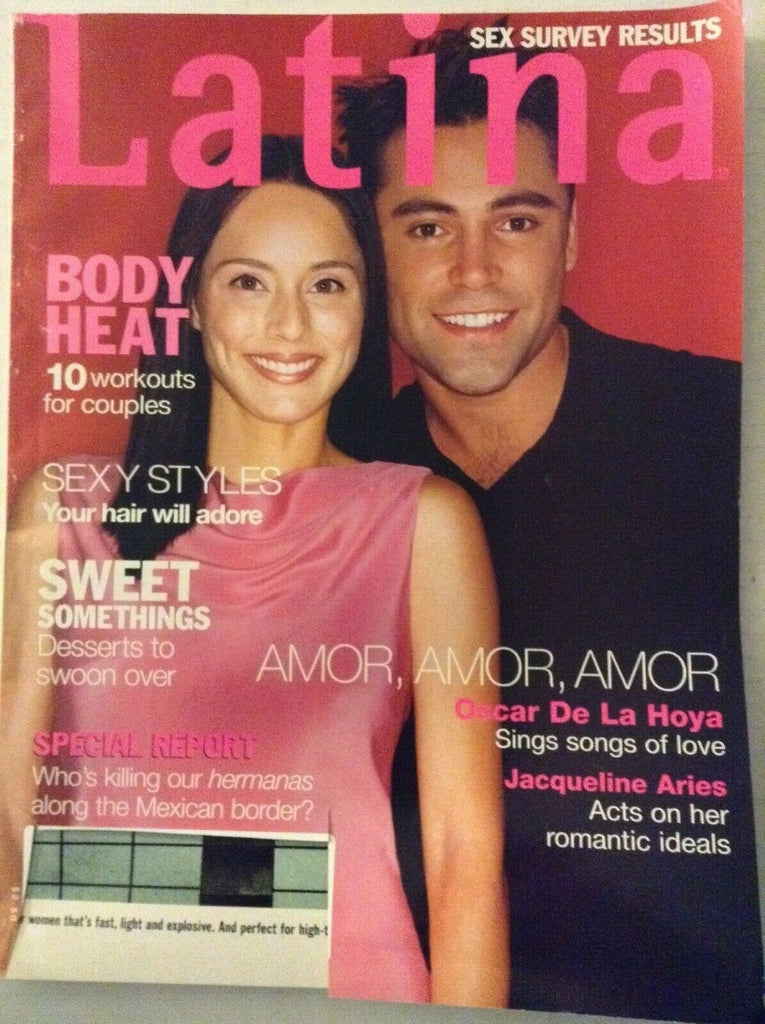 Latina Magazine Oscar De La Hoya Jacqueline Aries February 2000 031819nonrh