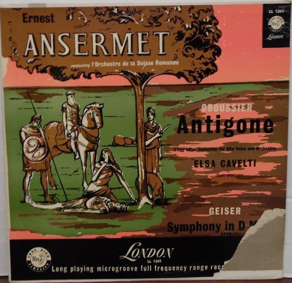 Ernest Ansermet conducting l'orchestre de la Suisse Romande 33RPM 102316LLE