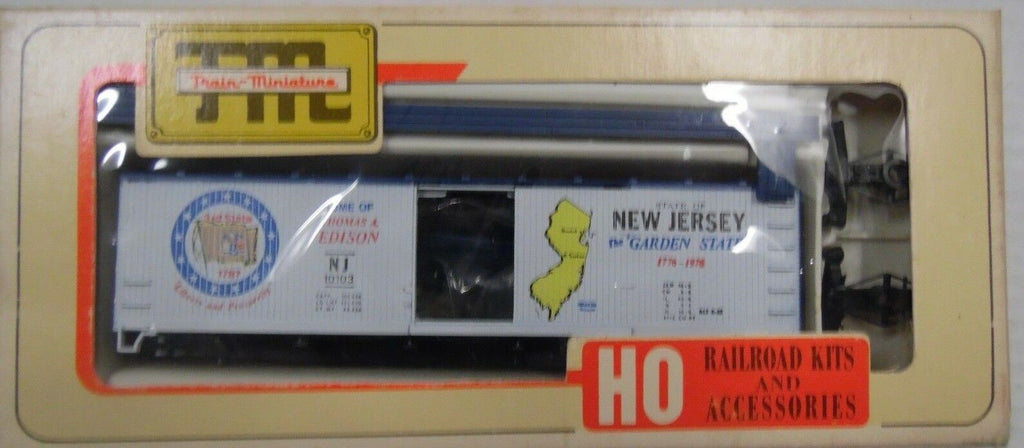 New Jersey Box Car Train-Miniature HO Scale Train 010118DBTr