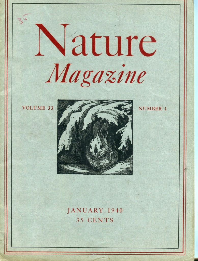 Nature Magazine January 1940 VG No ML 050517nonjhe