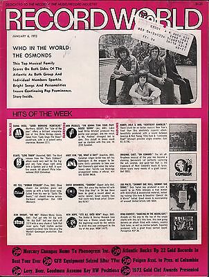 Record World January 6 1973 The Osmonds w/ML EX 120715DBE