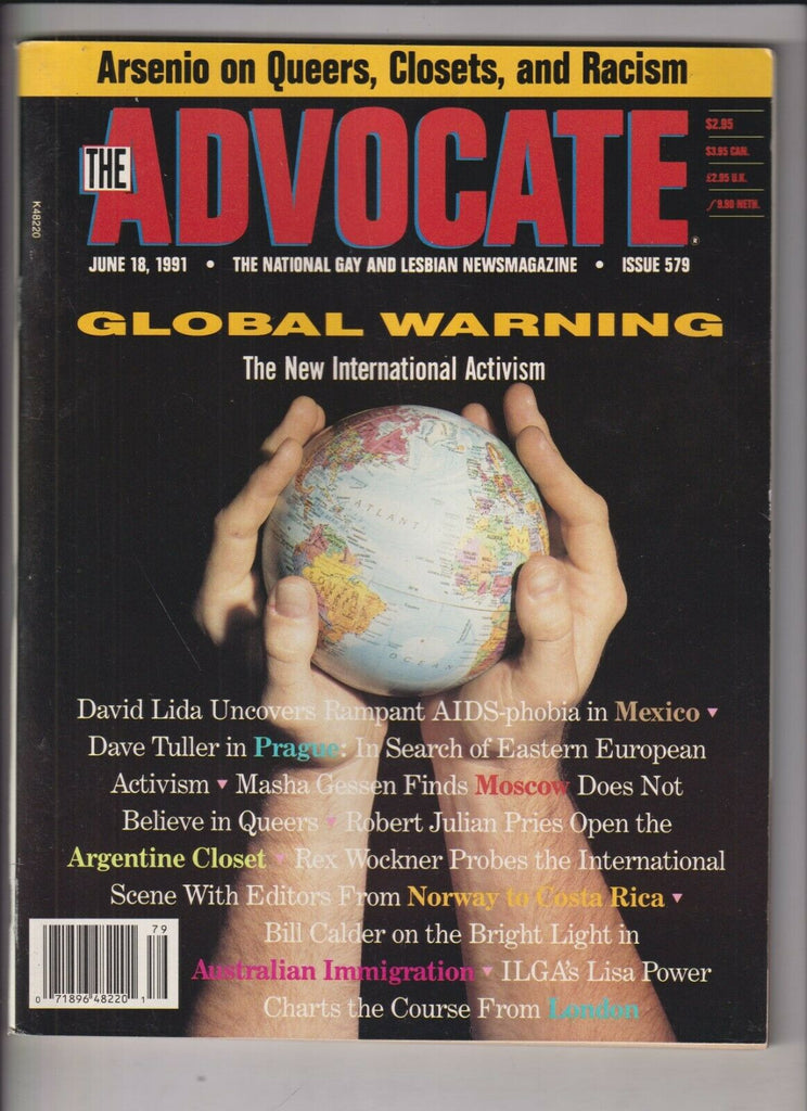 The Advocate Gay Interest Mag David Lida Arsenio June 18, 1991 031220nonr