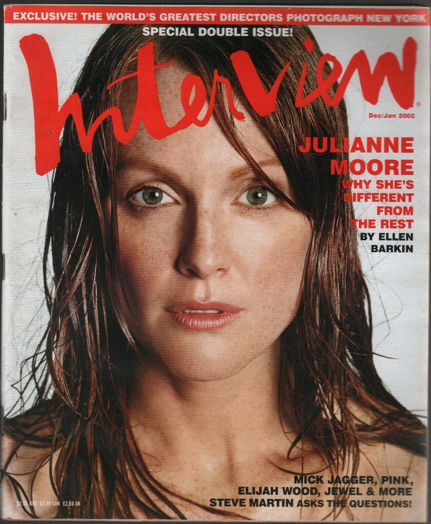 Interview Fashion Magazine Dec/Jan 2002 Julianne Moore Mick Jagger 100219AME2