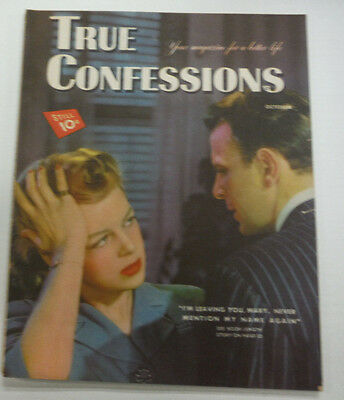 True Confessions Magazine I'm Leaving You October 1946 070115R2
