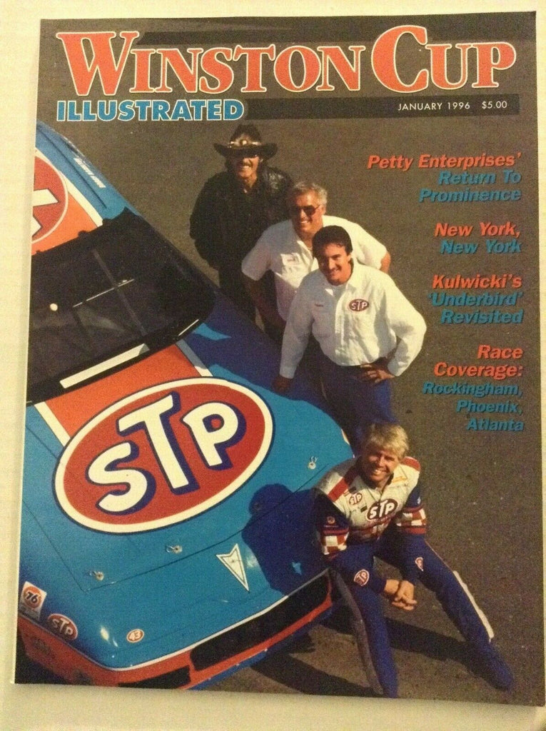 Winston Cup Illustrated Richard Petty Alan Kulwicki January 1996 082819nonrh