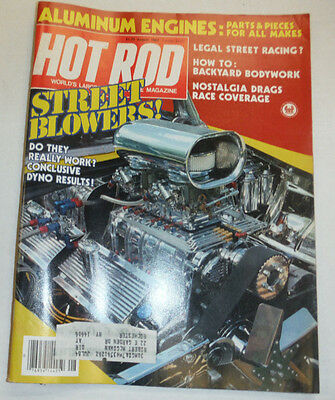Hot Rod Magazine Street Blowers & Legal Street Racing August 1983 010515R
