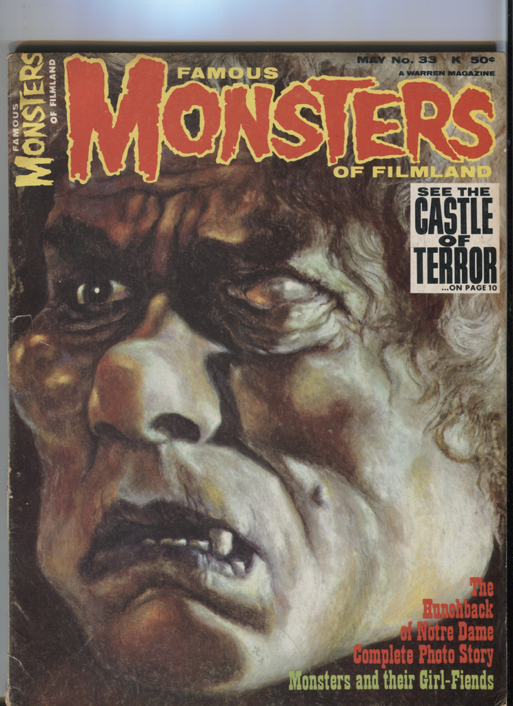 Famous Monsters of Filmland No.33 May 1965 Hunchback of Notre Dame 090820DBT