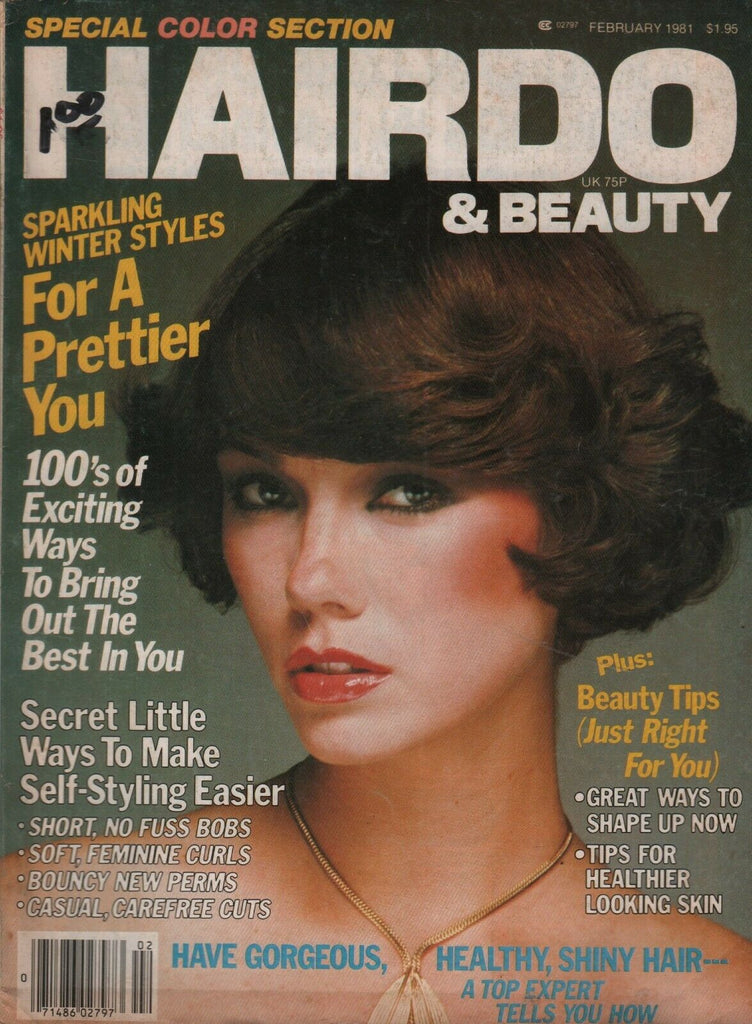 Hairdo & Beauty February 1981 Vintage Hairstyle Magazine 072619AME2
