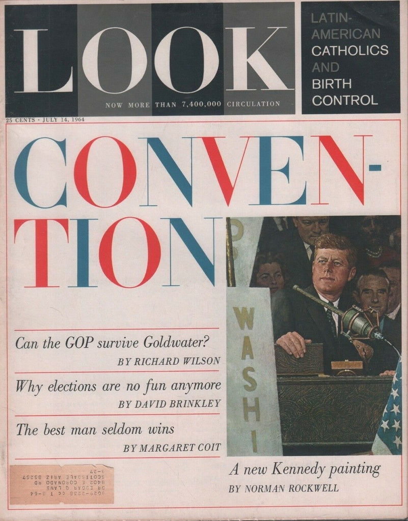 Look July 1964 John F Kennedy Norman Rockwell 101918DBE