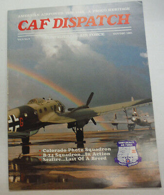 CAF Dispatch Magazine Colorado Squadron B-24 November/December 1981 050415R