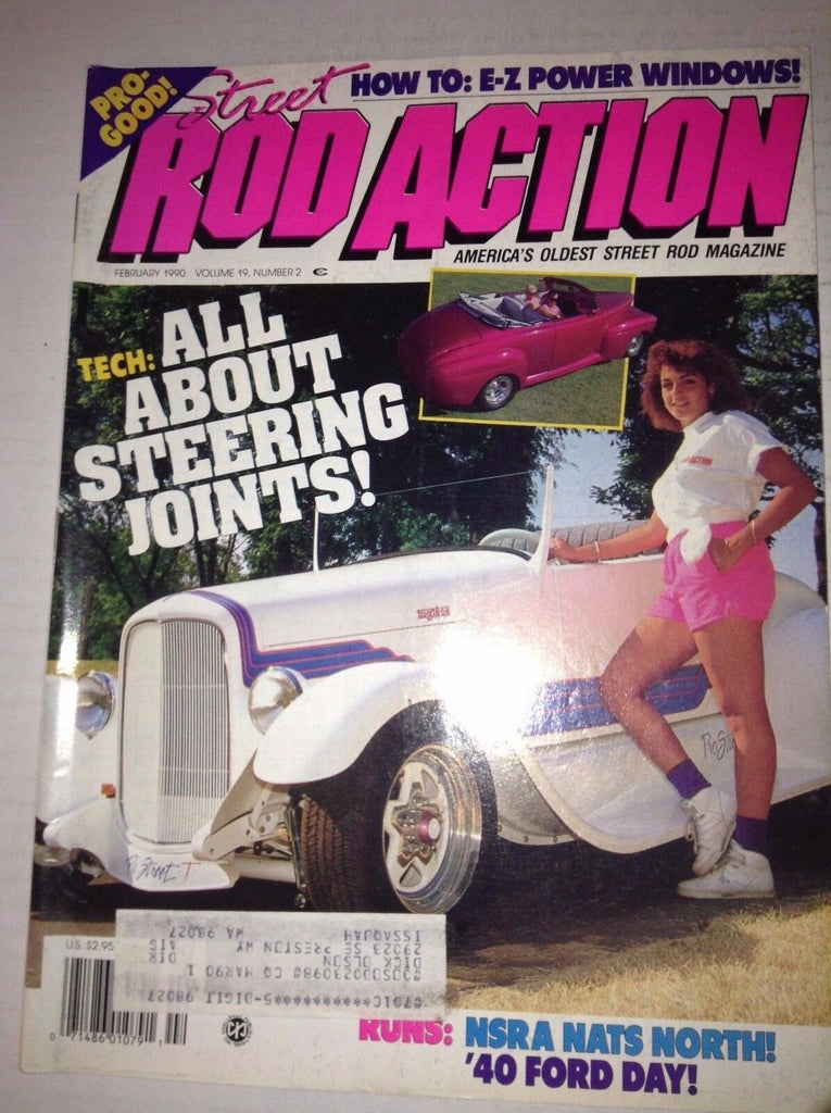 Rod Action Magazine All About Steering joints NSRA Nat February 1990 042017nonrh
