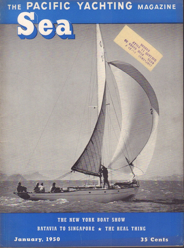 Sea Pacific Yachting January 1950 New York Boat Show w/ML 062217nonDBE