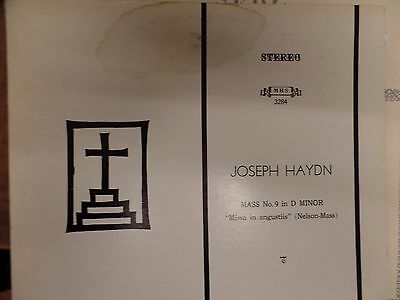Joseph Hadyn Mass No 9 in D Minor 33RPM 011316 TLJ3