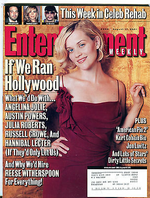 Entertainment Weekly August 17 2001 Reese Witherspoon Ben Affleck EX 012216jhe