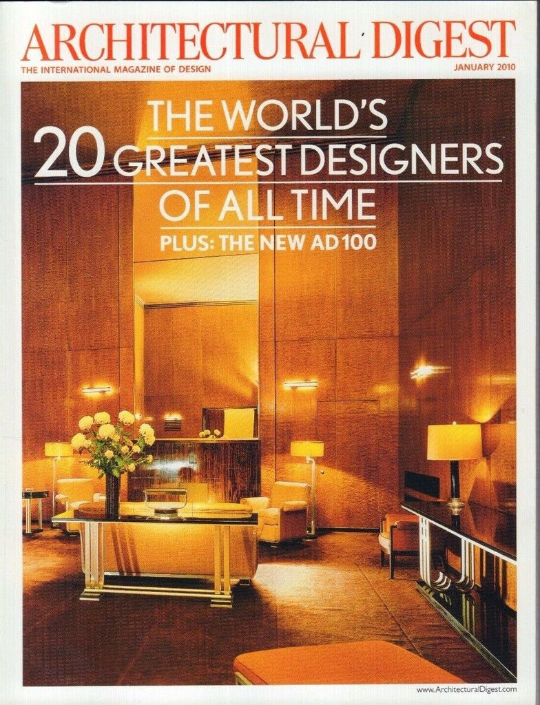 Architectural Digest January 2010 The new AD 100 021417DBE4