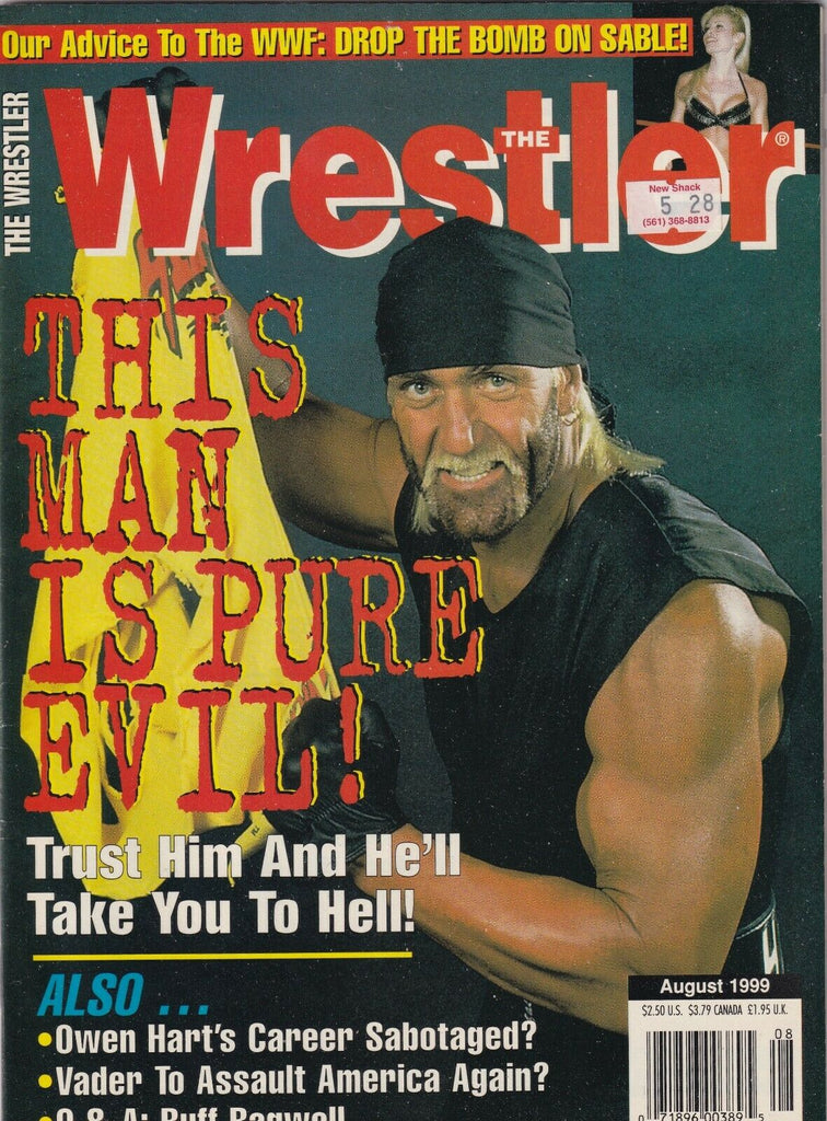 The Wrestler Magazine Hulk Hogan Owen Hart August 1999 062419nonr