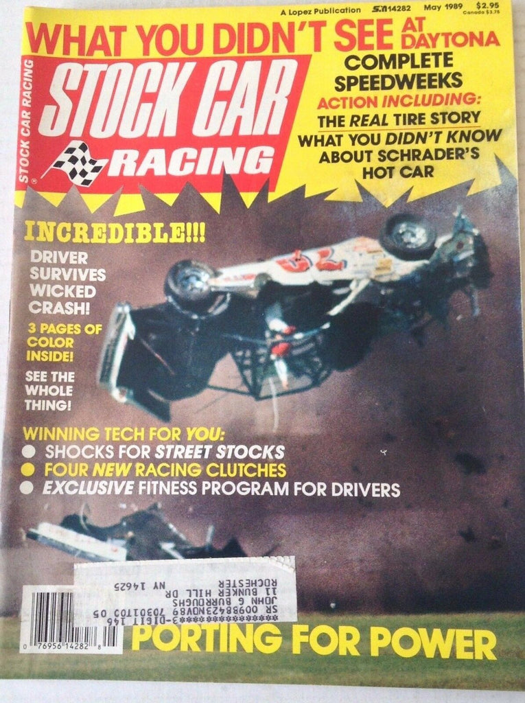 Stock Car Racing Magazine Porting For Power May 1989 042817nonrh