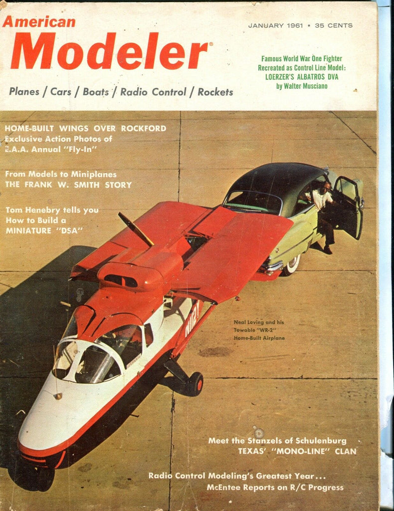American Modeler Magazine January 1961 Neal Loving GD No ML 040517nonjhe