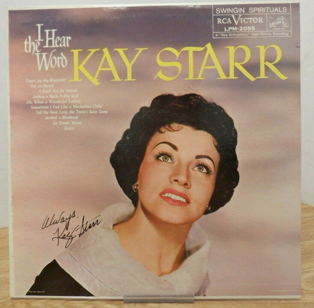 Kay Starr Autographed Signed I Hear The Word LPM-2055 w/COA 061220DBV