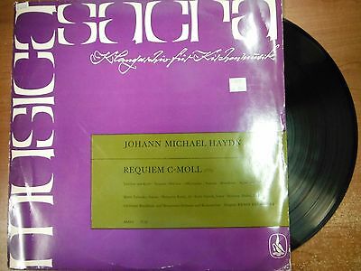 33 RPM Vinyl Johann Michael Hayden Requiem Musica Sacra Records LDY553 042415SM