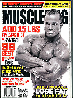 MuscleMag Magazine March 2010 IFBB Pro Ronny Rockel EX 123015jhe